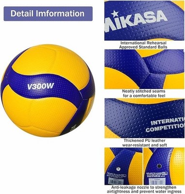 Mikasa V300W 2019 Official FIVB Indoor outdoor Volleyball size 5