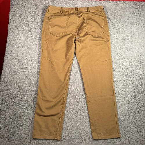 Banana Republic Pants Mens 38x32 Tan Slim Fit Stretch Traveler Chinos Casual - Picture 10 of 11