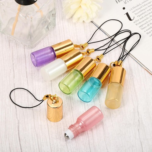 2Pcs 3mL Roller Bottles Refillable Containers Essential Oil Roller Ball, Blue - Picture 5 of 5