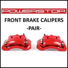 PowerStop Front Red Brake Calipers w/Brackets fit 2003-2008 Dodge Ram 2500 3500
