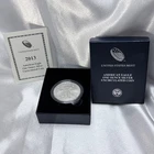 2013-W American Eagle 1oz Burnished .999 Silver OGP & COA [J4]