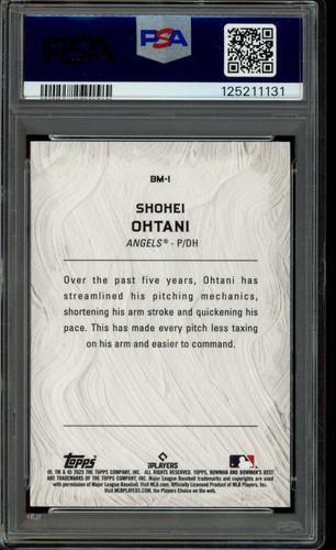 Bowmans Best Shohei Ohtani Masterpieces 2023 #BM-1 PSA 10 - Imagen 2 de 2