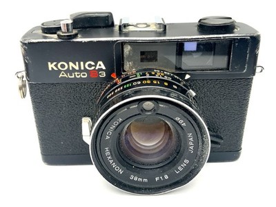 Konica Auto S3 Sucherkamera mit Hexanon 38mm 1:1.8 Kompaktkamera Analogkamera