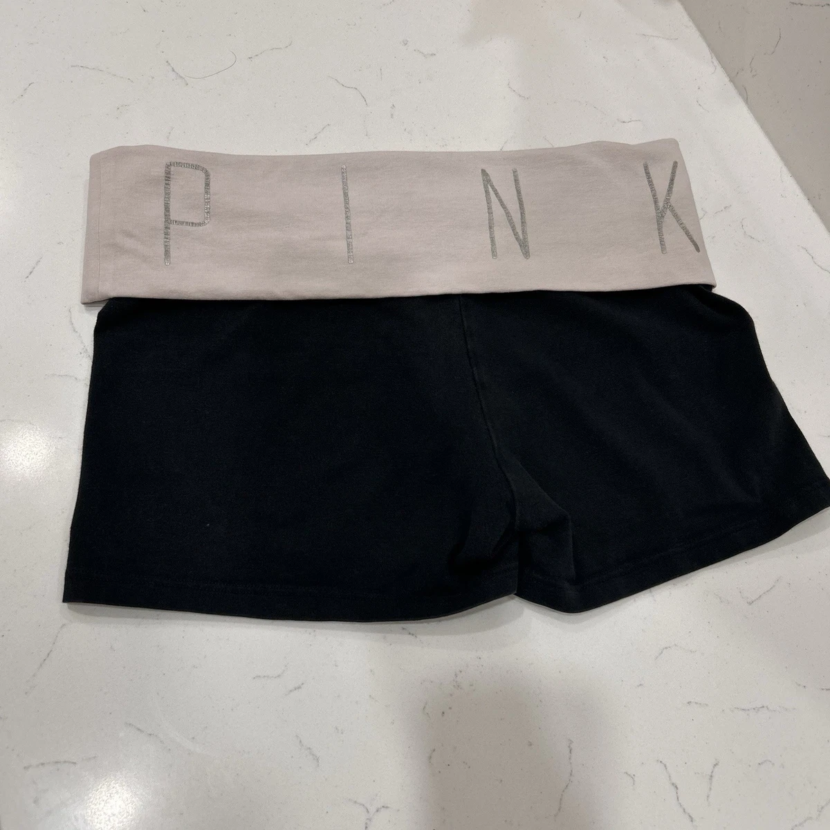 Short De Yoga Rose Victoria's Secret - Rabattable Ou Non - NEUF Avec étiquette - Taille Regular
