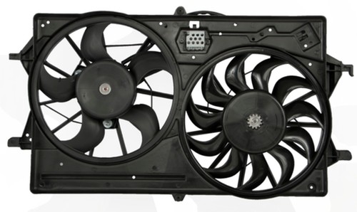 Dual Radiator and Condenser Fan Assembly-Rad / Cond Fan Assy. fits 03-04 Focus - Picture 3 of 6