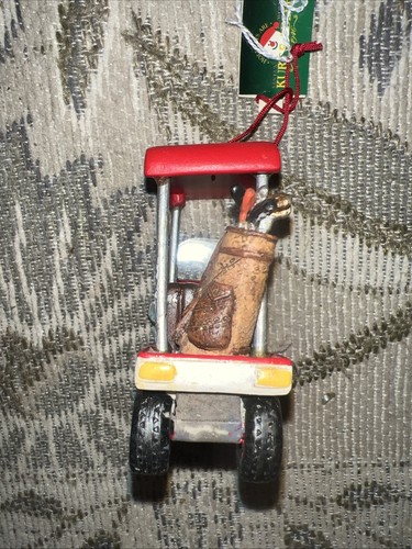 Carrello da golf Kurt S. Adler decorazione natalizia - Foto 4 di 8