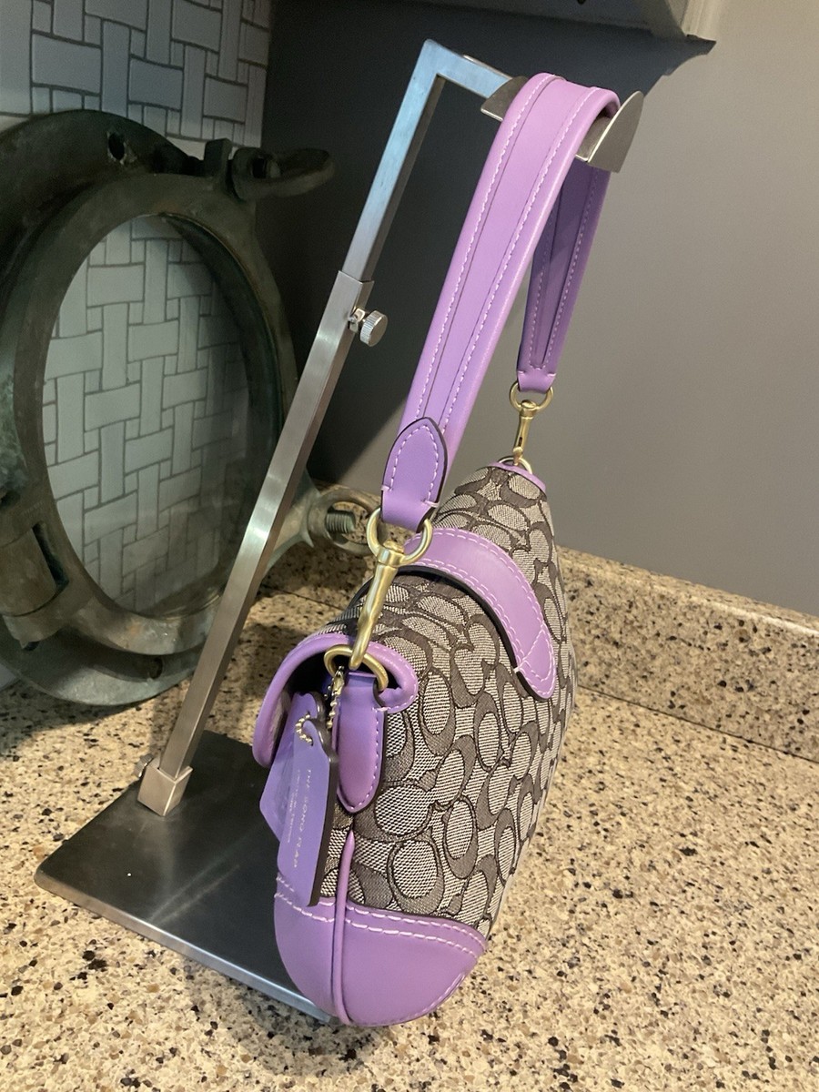 Coach Soho Flap Bag In Signature Jacquard CJ814 | eBay