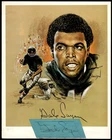 Gale Sayers Bears Football Signed 8 x 10" Cut on Kroger Photo Auto *WW415