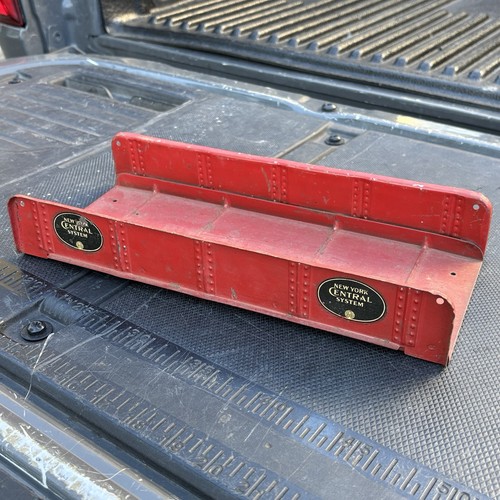 Vintage Marx Metal New York Central Train Girder Bridge Red - Picture 6 of 12