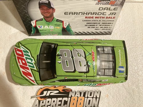 DALE EARNHARDT JR 2017 ORIGINAL #88 MT DEW LAST TALLADEGA RACED VERSION 1/24 CWC - Picture 14 of 19