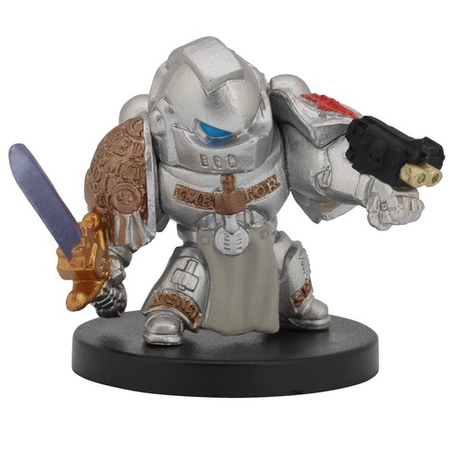Bandai Warhammer 40.000 40k Chibi Serie 1 Grey Knight Space Marine Figur USA - Bild 2 von 3