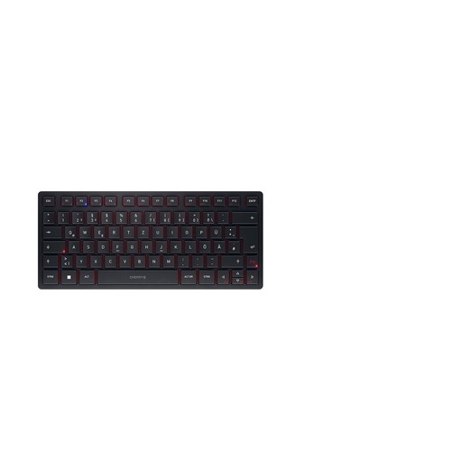 CHERRY KW 9200 MINI, compact multi-device keyboard for up to 4 devices, German l