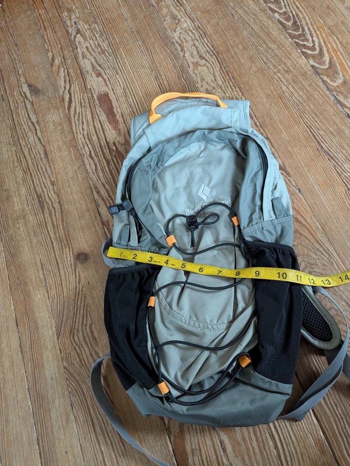 Black Diamond Magnum Backpack Gray Black Hiking Adjustable - Image 3 of 4