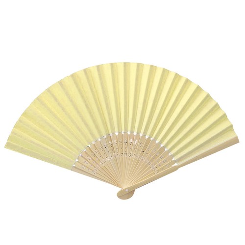 Solid Color Fan Pattern Folding Dance Wedding Party Folding Hand Held Fan - Picture 17 of 21