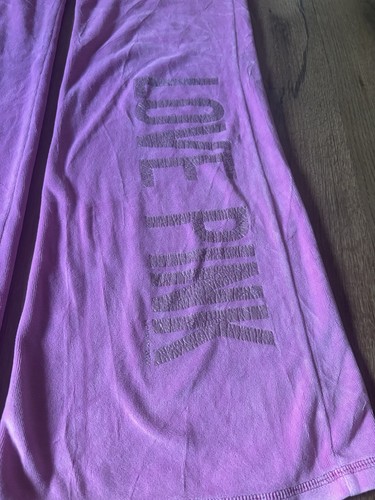 VTG PINK Victorias Secret Y2K Velour Pink Flare pants size XS Barbie - Picture 2 of 6