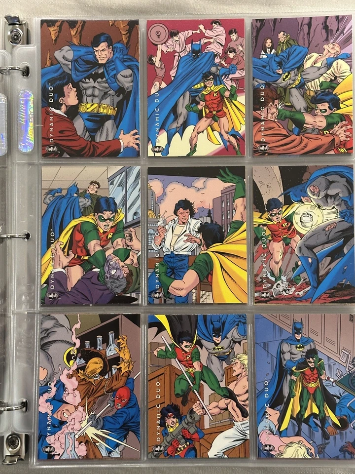 BATMAN SAGA OF THE DARK KNIGHT (Skybox 1994) Conjunto Completo de Cartas DC COMIC ART 100 - Imagem 4 de 4