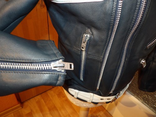 Hein Gericke Hurricane 80er 90er Jahre Motorradjacke Biker-Lederjacke Gr. 54 - Bild 11 von 14