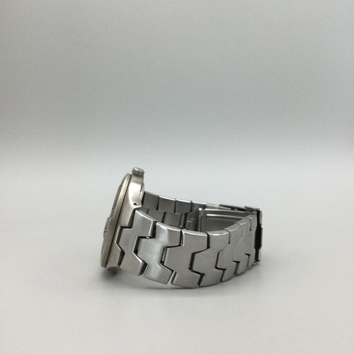 Relic Wet Watch Men ZR11507 41mm Silver Tone Blue Dial New Battery 7" - Picture 7 of 13