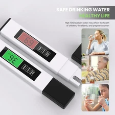 TDS Water Tester, 4 in 1 TDS Meter Digital Water Tester, Accurate and Reliabl...