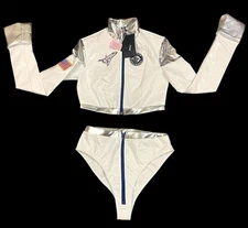 NWT Sexy Forplay Give Me a Boost Astronaut White Costume Size XS/S