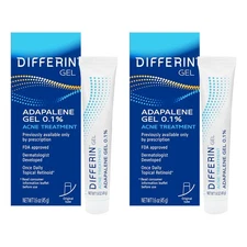 Differin Acne Treatment Gel, 60 Day Supply, Retinoid 60 Supply (30g) 