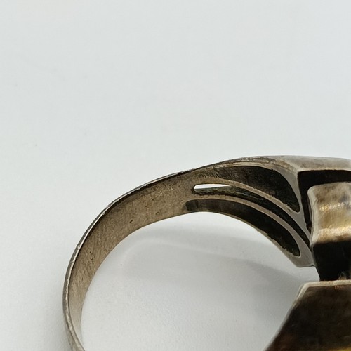 Ring aus 800er Silber & Emaille , KLUB DER VERKEHRSPOLIZEI - 14 Gramm - Bild 12 von 12