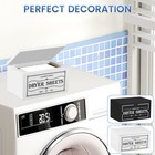 Softener Sheets Dispenser Wooden Dryer Sheet Holder With Lid Dustproof ShFiQ