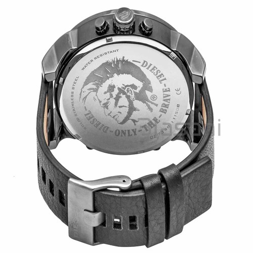 Diesel DZ7348 Mr Daddy 2.0 Chronograph Black Leather Strap Watch 57mm - 第 5/6 張圖片