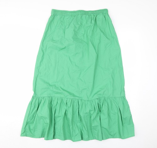 Marks and Spencer Women's Green Midi Peasant Skirt - Picture 2 of 12