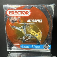 Meccano Design Erector Helicopter Model 2780 Flexible Brand New Sealed Set