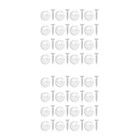  2 Count Spiegelklammern Spiegelaufhängungen Glashalterclips Wandspiegelklammern