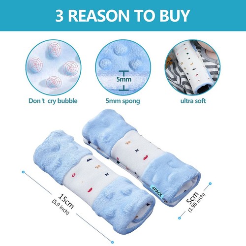 4 Packs Baby Car Seat Straps Cover Shoulder Pads for Baby, Baby Car Seat Belt... - Picture 6 of 6