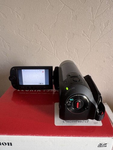 Canon Legria Digital Camcorder FS306 41X Zoom Blue Boxed With Charger Tested (F) - Picture 8 of 24