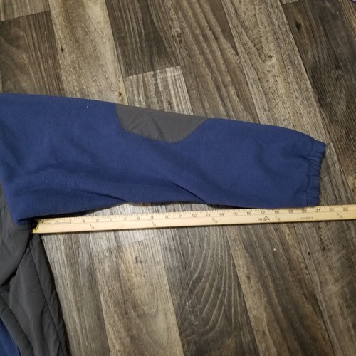 The North Face Mens Fleece Jacket Blue Black Zip-Up Sz XL - Picture 6 of 15