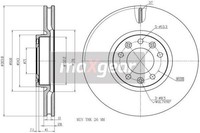 Maxgear Bremsscheibe Vorne FüR CitroËN DS Opel Peugeot Toyota Vauxhall