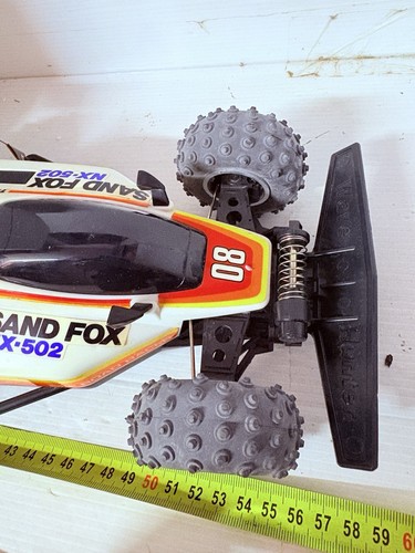 Sand Fox Buggy Yonezawa 1:15 Turbo RC, Chauffante Vintage Japan - Photo 8 sur 13