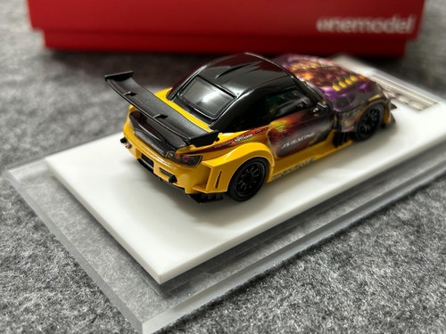 Coche de resina fundido a presión modelo Onemodel 1:64 JDM S2000 JS carreras deportes techo rígido - Imagen 3 de 9