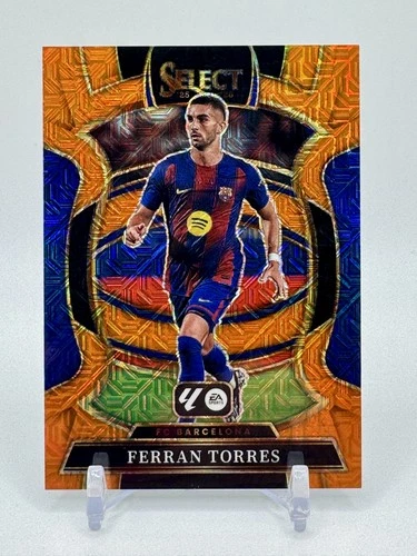 2025-26 Panini Select La Liga #5 Ferran Torres Orange Mojo #/199