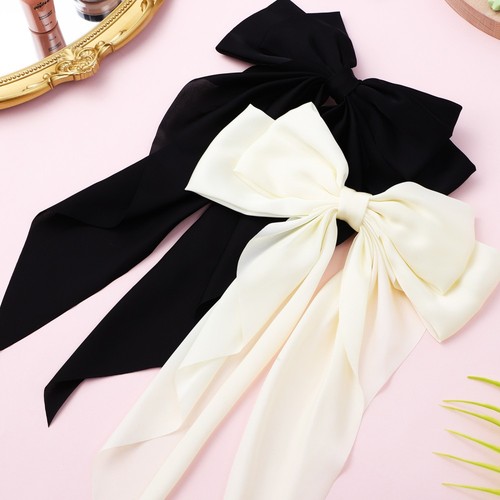 2 Pcs Hairpin Bow Clips for Oversized Headpiece Accessories Teen - Picture 11 of 12