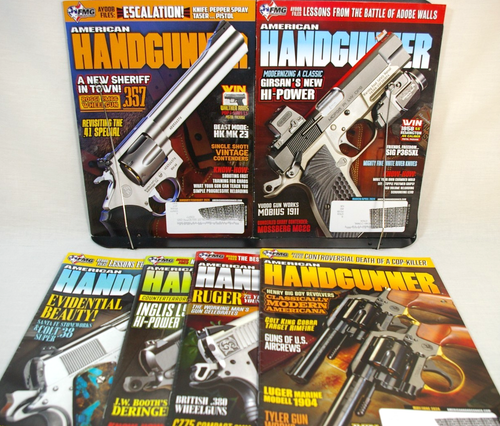 American Handgunner Magazine Complete Year 2024 6 issues - Jan-Dec 2024 VG Cond!