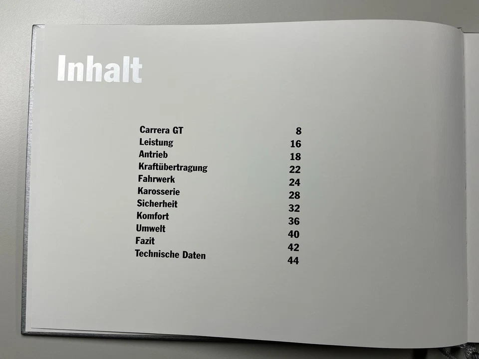 Porsche Carrera GT Hardcover VIP Prospekt Box | 2003 | Deutsch - Bild 4 von 4