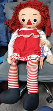 Vintage 1970s Knickerbocker Jumbo Large Raggedy Ann Doll 38 inches
