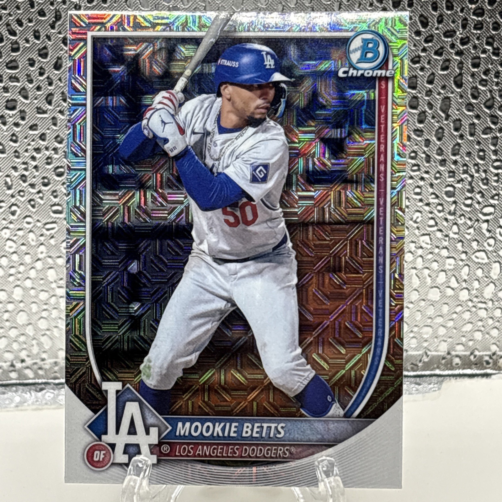 2025 Bowman Chrome Mega Box #16 Mookie Betts Mojo Refractor