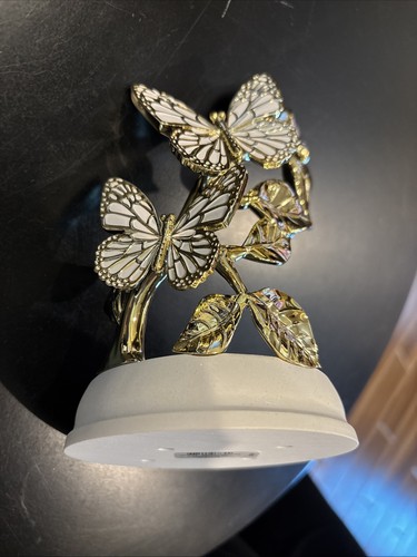 Bath & Body Works Special Edition Butterfly Gold Ceramic Foaming Soap Holder - Picture 4 of 4