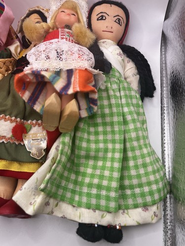 Vintage Assorted International Souvenir Doll Lot Of Six - Picture 6 of 12
