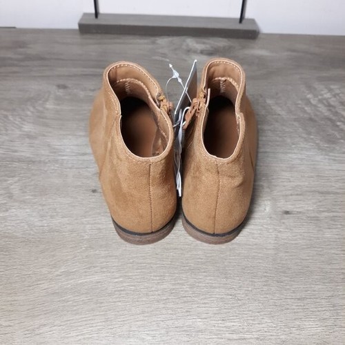 Girls Slip On Zipper Booties Cognac - Size 11 - Cat & Jack - Picture 10 of 11