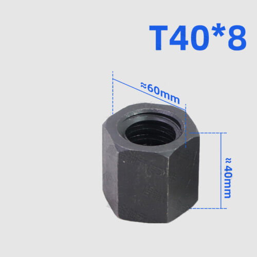 45# Stahl Sechskantmutter Trapezgewindemutter T12 - T45 Mutter für Leitspindel - Bild 34 von 35