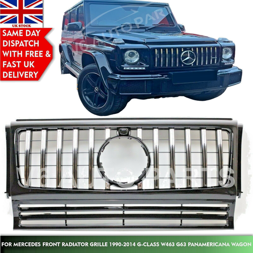 Rejilla del radiador delantero para Mercedes Clase G 1990-2014 W463 G63 Panamericana Wagon - Imagen 4 de 16