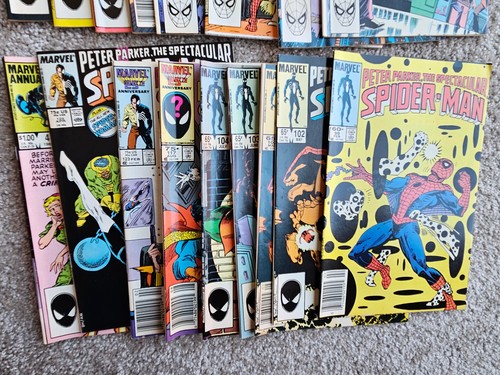 🌟 Lot of 43 Peter Parker The Spectacular Spiderman #2-125 Marvel Comics - Picture 6 of 6
