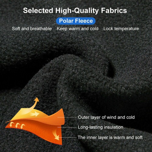Hombres Mujeres Térmica Polar Máscara Facial Completa Snowboard Capucha Bufandas Cuello Calentador Invierno - Imagen 3 de 21